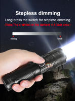 Linterna LED Super Potente Recargable USB Torcha Brillante Ultra 10000mAh Impermeable Con Batería Luz De Trabajo Para Camping Y Patrulla - details 29