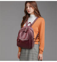 Mochila De Cuero Para Mujer 2024 Alta Calidad Bolsa De Lujo Diseñadora Gran Capacidad Casual Mochilas Sac a Dos Para Niñas - details 9
