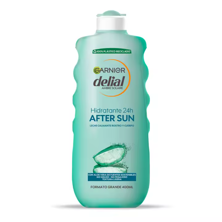 GARNIER | Delial After Sun Leche Calmante Rostro y Cuerpo Con Aloe Vera para Hidratar la Piel después de la Exposición Solar 400ML - 1