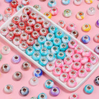 20Pcs Cuentas De Resina Estilo Pintura Chino Dos Colores Mezcladas Colgantes Sueltos Para Suministros De Joyería DIY Pulsera Cadena De Teléfono - details 2