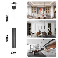 Lámpara Colgante Estilo Nórdico LED 90~260V Moderna Para Sala De Estar Cocina Comedor Iluminación Pendente Metálica Ajustable Graceful - details 4