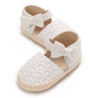 Zapatillas De Verano Para Bebés Niñas 0-18M Con Lazo Casual Sandalias Suave Cómodas Para Primeros Pasos Material Transpirable Tela Y Algodón - details 35