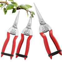 Tijeras De Podar Para Jardín Corta Hojas Y Plantas Acero Inoxidable Antideslizante Mango Cómodo Herramienta De Jardinado - details 0