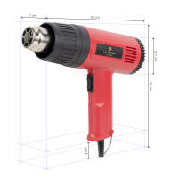 The Secret Home Pistola de Aire Caliente de 1500 W - 4 Boquillas - Alta Temperatura - details 5