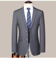 Traje De Boda Para Hombre Estilo Coreano Ajustado Dos Botones Conjunto Formal Con Pantalones De Alta Calidad Para Todas Las Estaciones - details 5