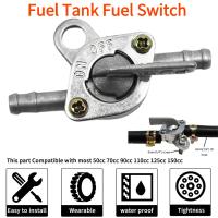 Tapa De Tanque De Combustible En Línea Filtro Petcock Switch Para ATV Bicicleta Moto 50/70/90/110/125/140/150cc Color Plata - details 12