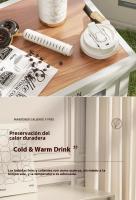 GIANXI Taza De Viaje Portátil a Prueba De Fugas Con Diseño De Lirio De La Valldor Stainless Steel Aislada Para Café Taza Húmeda Útil - details 11
