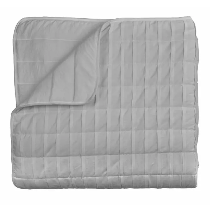 Colcha Pierre Cardin ONDAS Gris Perla Cama de 90 (2 Piezas) - 1