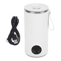 Hervidor De Agua Eléctrico Para Viajes 400ML Recargable 55°C Acero Inoxidable Sin Cable Para Leche Y Agua Caliente - details 3