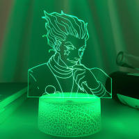 Lámpara De Noche LED USB Anime Hunter X Hunter Luz Táctil Para Niños Decoración 3D Lámpara Hisoka Iluminación Para El Dormitorio - details 12