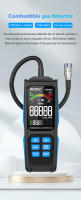 Detector De Gas Combustible CGD05A PPM LEL VA Pantalla De Color Analizador De Gas Recargable Medidor De Fugas De Gas Natural Triple Alarma - details 0