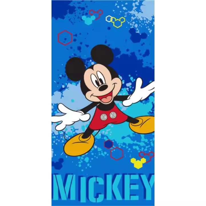 MICKEY MOUSE Toalla Playa Disney Microfibra Azul 70 X 140 CM Para Playa ,Piscinas y Gimnasio Absorbente ,Ligera Rapido Secado - 1