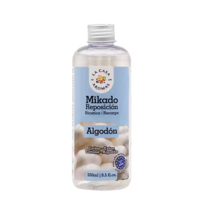 La Casa de los Aromas -  Botella de Ambientador fragancia Aroma Mikado hogar para Reposicion 250 Ml con Varillas - 1