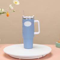 Protector De Tumbler De Silicona Antideslizante Para Stanley 40oz Funda Completa Antarrugas En Colores Rosa Gris Y Azul - details 9
