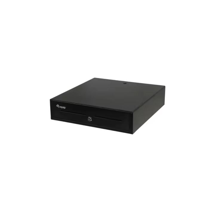 EQUIP TPV CAJON PORTAMONEDAS METAL 41X41 RJ11 NEGRO - 1