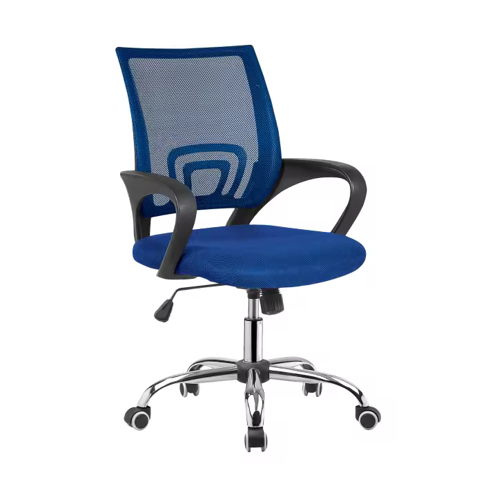 Venprodin - Silla Oficina Saray Giratoria Con Brazos Violeta - Azul - 1