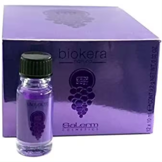 Salerm Cosmetics Biokera Grapeology Aceite Natural Caja De 12 uni. x 10 ml - 1