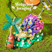 Juego De Construcción Creativo 2024 Con Plantas Y Erizos Bloques De Construcción DIY MOC Modelo Animal Para Niños Juguete De Puzzle De Artesanía Para Festivales - details 1