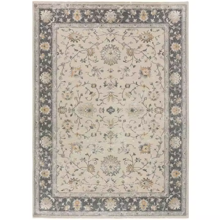 ATTICGO Alfombra de Interior Estilo Geométrico en Beige - Sensation 12679 | 133x190, 200x290, 160X230, 80X150 cm - 1