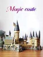 Bloques De Construcción MOC Castillo De Magia Escuela De Brujería Torre Del Reloj Escenario Educativo Para Niños Juguete De Montaje De Bloques Micro Modelo Regalo - details 0