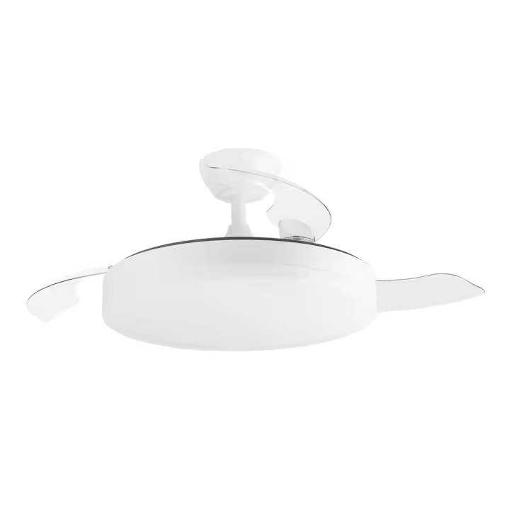 Ventilador de techo retráctil con luz Orbegozo CP140105 20W rejilla oscilante 360º - 1