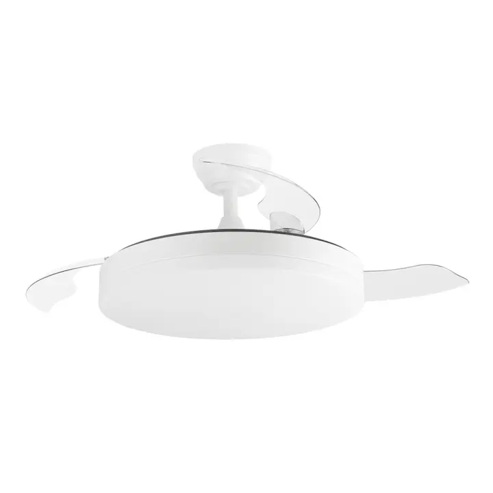 Ventilador de techo retráctil con luz Orbegozo CP140105 20W rejilla oscilante 360º - 1