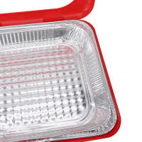 Tenedor De Aluminio Para Almacenamiento Y Transporte De Alimentos Contenedor De Picnic a Prueba De Fugas Para Camping Y Fiestas - details 1