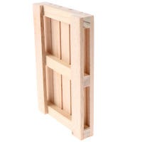 Mini Paléte De Madera Para Vínculos Calientes Y Fríos 1PCS Coaster De Madera Con Almohadilla Para Maceta De Flores - details 2