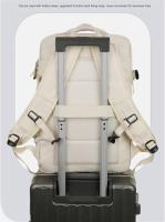Mochila 40x30x20 Avión, Mochila para equipaje de mano de cabina, Mochila para portátil para viajes en avión, Mochila escolar, Bolsa para hombres y mujeres. (NEGRO) - details 4