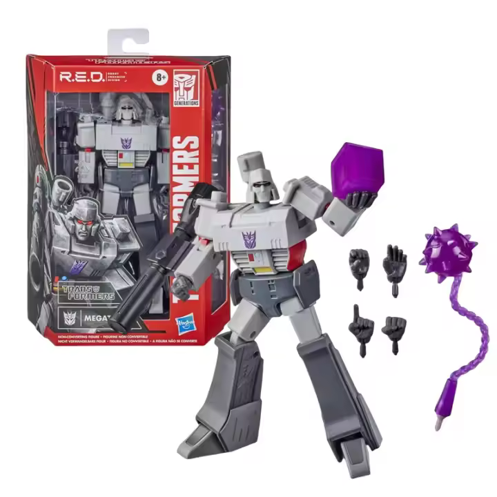 Figura De Acción De Transformadores G2 Optimus Prime Megatron Soundwave Serie Roja Juguete Para Niños Modelo De Robot Auténtico - 1