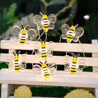 Luces De Flores Y Abejas Operadas Por Batería Para Decoración De Habitaciones Plantas Patios Fiestas Bodas Navidad - details 3