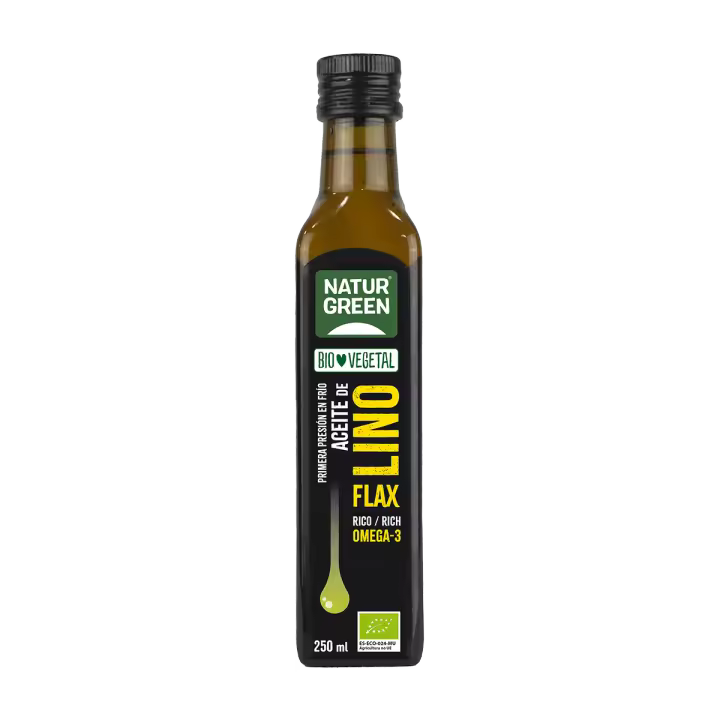 Aceite de lino bio Naturgreen 250ml. - 1