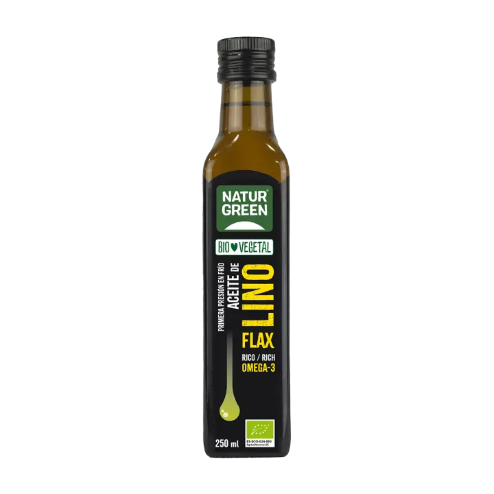 Aceite de lino bio Naturgreen 250ml. - 1