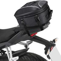 Bolsa De Almohadilla Trasera Para Motocicleta Negra De Gran Capacidad De Tela Oxford Moto Rider Estuche De Equipaje Para R1200GS - details 1