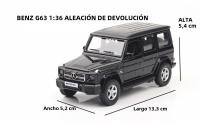 Modelo De Coche Mercedes-Benz G63 1/36 Escala Diecast De Aleación Para Niños Juguetes Vehículos SUV Off-Road Con Función De Retroceso Regalo De Colección - details 1