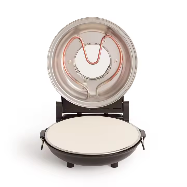 CREATE- Horno Eléctrico de Pizzas a la Piedra, antiadherente, 31 cm diametro, 2 resistencias, 350ºC - PIZZA MAKER - 1