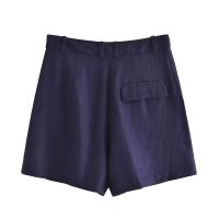 Traza Ropa Casual Mujer Conjunto De Verano Vintage 2 Piezas Chaleco Con Botones Y Shorts De Cintura Alta Pierna Larga Sin Mangas V-Neck - details 22