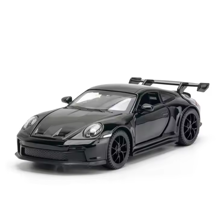 Coche De Simulación 911 GT3 En Escala 1/32 Con Sonido Y Luz Coche Deportivo De Metal Diecast Regalo Para Niños Colección Modelo De Automóvil - 1