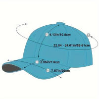 Nueva Gorra De Béisbol Dad Vintage Lavada Y Desgastada De Algodón Ajustable Para Hombres Y Mujeres Sombrero De Campo Con Ventanas Estilo Casual Protección Solar - details 1