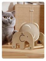 Juguete Para Gatos Rueda De Ejercicio Con Bola De Rasguño Sisal Natural Juguete Interactivo Para Gatos Almohadilla De Rasguño De Madera - details 6