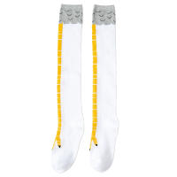 Calcetines Largas Pierna De Pollo Divertidos Dibujos Animados De Terciopelo Para Mujer Calcetines De Piel De Pollo 3D Gruesos - details 7