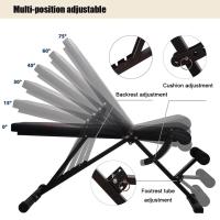 DASCK Banco de Pesas Plegable 250 kg | Banco Musculación Ajustable 7 Niveles Gimnasio en Casa - details 2