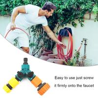 Conector De Rama De Jardín 2 Caminos Con Torneador Para Riego De Plantas Floricultura Jardinería Material Plástico - details 5