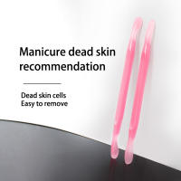 2pcs Herramienta De Cuidado De Uñas Y Pies Plástica Reutilizable Con Doble Final Para Eliminar Cutículas Y Piel Muerta En Manicura Y Pedicura - details 2