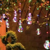 1PC Caja De Batería Con 12 Balones De Lámpara De Cuerda Iluminación Eléctrica Para Decoración De Fiesta Habitación Jardín Sin Incluir Batería - details 14