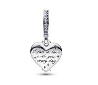 Pandora Colección Moments Luna-Colgante de Estrella Fugaz, Viene con un completo embalaje de Caja de Rego. - details 0