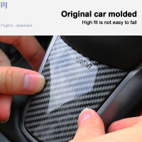 Cubierta Protectora Para Volante De Tesla Model 3 Model Y Adorno De Fibra De Carbono ABS Accesorios De Decoración Para Coche - details 3