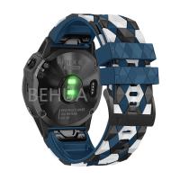 Reloj de silicona para Garmin Fenix 7x7 6 5 6X pro 5X Plus Fenix 3HR Liberación rápida 22 26mm muñequera para Garmin Enduro 2 banda - details 0