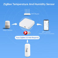 Sensor De Temperatura Y Humedad Inteligente Tuya Zigbee/Wifi Batería Poderada Termostato APP Seguridad Inteligente Compatible Con Google Home - details 15
