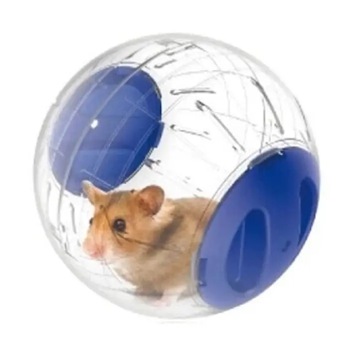Pelota de plástico transparente para correr para hámster ratones pequeños para roedores, 1 unidad - 1
